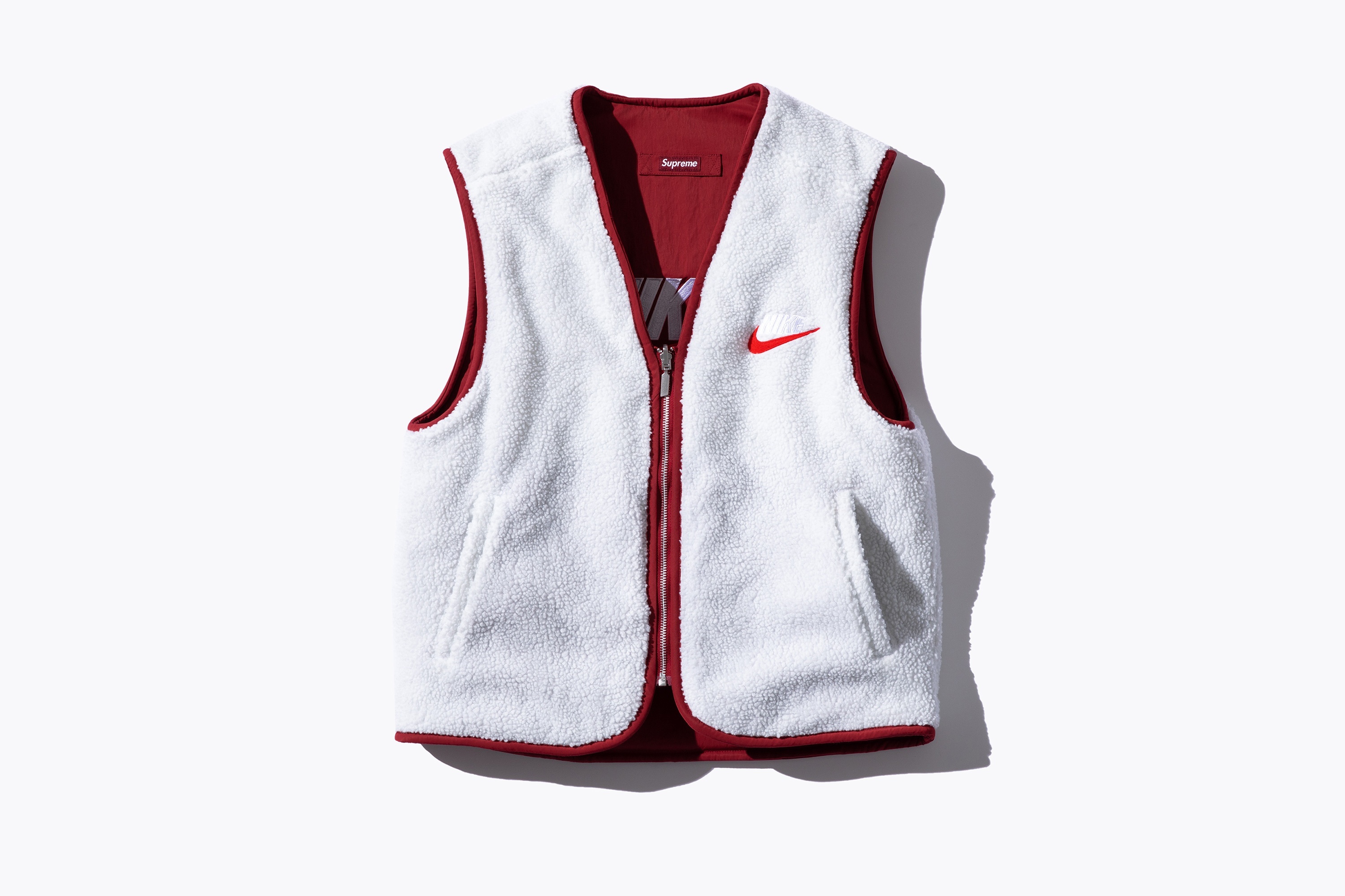Supreme®/Nike® Reversible Nylon Sherpa Vest view 19